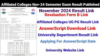 MS University Affiliated College November 2024 Result Published