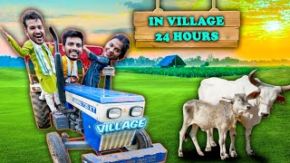 Living In Village For 24 Hours Challenge | Hungry Birds