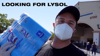 WHERE TO FIND LYSOL DURING COVID-19 (VLOG)