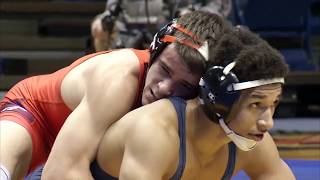 125lbs Joey Thomas WVU dec Joey Prata VT