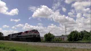 FEC Train 202 w/ ECH \u0026 SD70M-2 #106 in the lead.