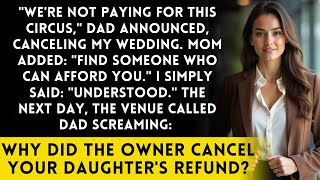 Dad canceled my wedding saying 'We’re not funding this circus'—then the venue called him next day