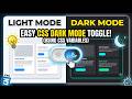 Stop Hardcoding Dark Mode! Use CSS Variables Instead (HTML, CSS & JavaScript)