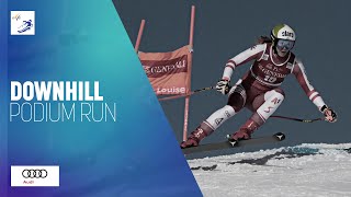 Mirjam Puchner (AUT) | 3rd place | Women's Downhill | Lake Louise | FIS Alpine