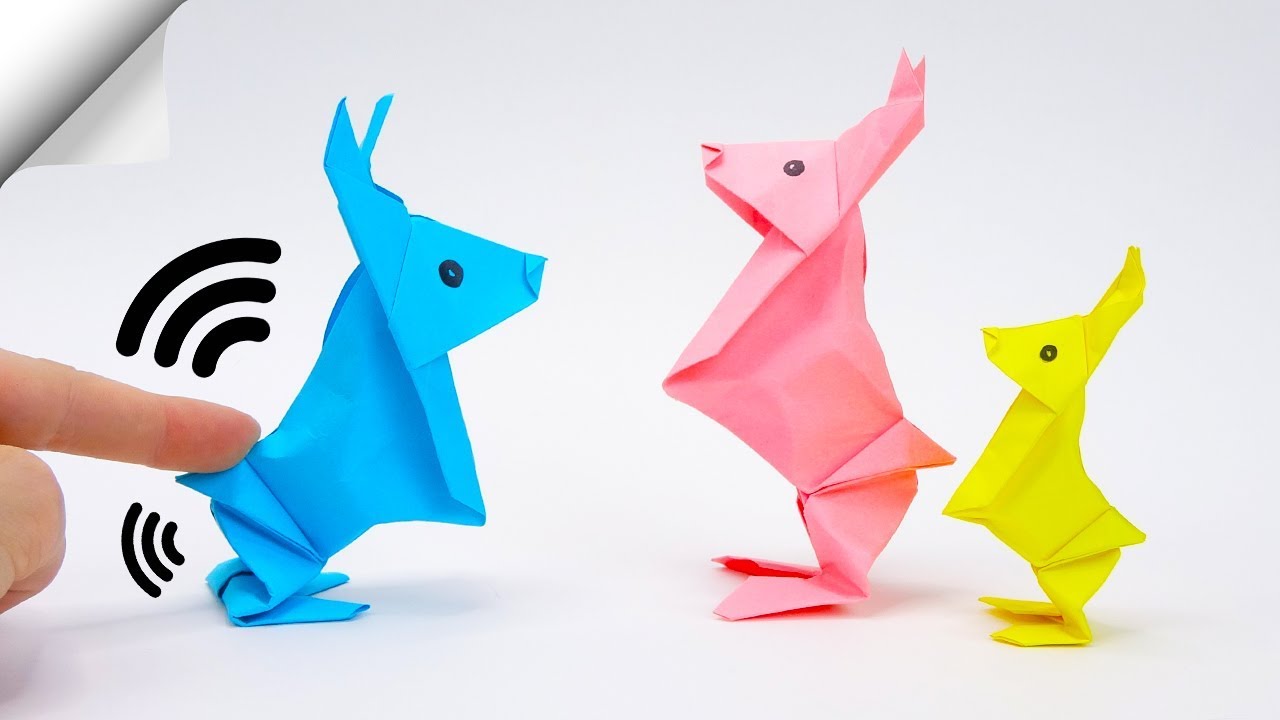 Jumping Paper RABBIT | How To Make Paper RABBIT - YouTube