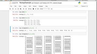 Numpy Basic Functions and Usage - Deep Learning Hacks 5