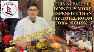 $75 Nepalese Dinner - My most expensive meal in Kathmandu 🇳🇵Is it worth it?