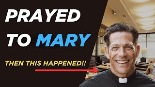 Protestant Asked MARY For a Miracle... Then Fr Mike Schmitz Walked Into His Life! Miracle Testimony