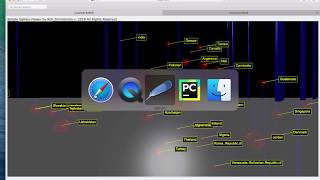 Python 3D Data Viewer using vpython and tkinter libraries