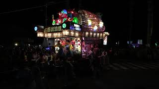 令和元年住吉神社祭典　千秋楽　西波満　宮前出発