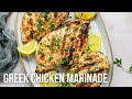 Greek Chicken Marinade l The Recipe Rebel