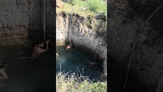 ચાલો કૂવા માં નાવા # /how to swiming in deep well/ #swimming #well #summer #enjoy #swing #wellerman