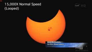 Partial Solar Eclipse Snippet Time-Lapsed | Video