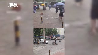 【沸点视频】郑州市民重返暴雨现场记录30天后画面对比：历历在目 像重生一样