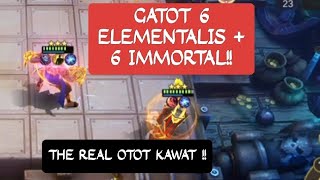 GATOT 6 ELEMENTALIS + 6 IMMORTAL !! THE REAL OTO KAWAT !! CARA EASY WIN MENGGUNAKAN BUSS 3