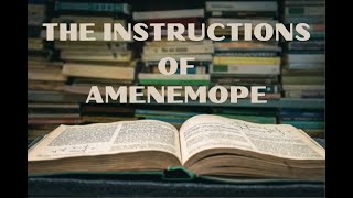 The instructions of Amenemope