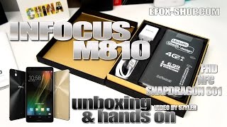 InFocus M810 (Hands-on) NFC, Snapdragon 801 2.5GHz - Video by s7yler