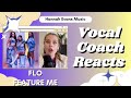 FLO 'Feature Me' Live | Vocal Coach Reacts | Hannah Evans Music