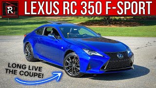 The 2024 Lexus RC 350 F-Sport Is An Endangered V6 Powered Sport Luxury Coupe