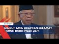 Wakil Presiden Maruf Amin Ucapkan Selamat Tahun Baru Imlek 2574