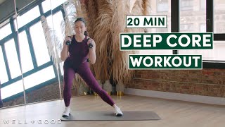 20 Minute Pre \u0026 Postnatal Friendly Deep Core Workout | Good Moves | Well+Good