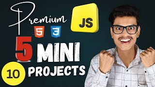 5 DOM Projects In JavaScript | Don't Miss It | Beginner to Pro | Premium JavaScript