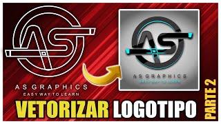 Curso CorelDraw - Como VETORIZAR logotipo - Passo a passo - Parte 2