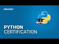 Python Certification | Data Science with Python Certification | Python Tutorial | Edureka