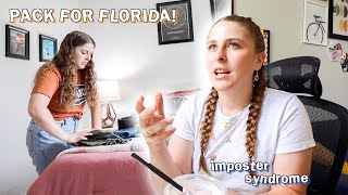 day in my life: Prepping for FLORIDA + some ~imposter syndrome~ thoughts lol