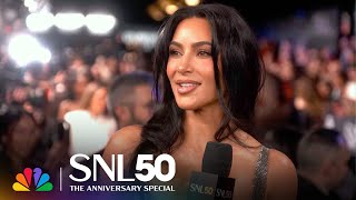 Kim Kardashian at SNL50: The Red Carpet | NBC