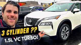 2022 Nissan Rogue SV AWD NEW ENGINE 1.5L 3 Cylinder VC Turbo Review, Test Drive and First Look
