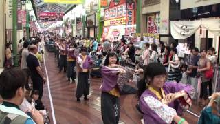 有閑踊り子一座 飛舞人　～2014うらじゃ･2日目(表町商店街(南北))