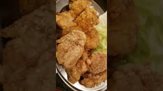 Karaage Japanese food, Matsumoto NAGANO JAPAN.山賊焼き 唐揚げ 長野