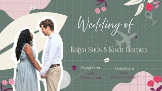 Wedding LIVE !! Rajya Satis \u0026 Koen Damen