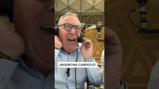 Emotional Argentina commentator reacts to World Cup winning penalty 🇦🇷