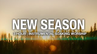 New Season | 3 Hour Soaking Worship Instrumental | Prayer and Bible Study Music