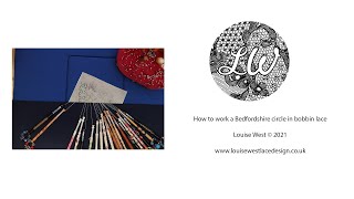 How to work Bedfordshire circles in bobbin lace