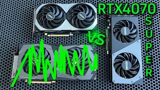 Какая видеокарта холоднее RTX4070 Super MSI Ventus vs Inno3D TwinX2