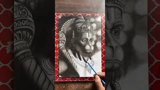 Last part of Hanuman ji's drawing #hanumanjidrawing #shorts #viralvideo #thedrawzz