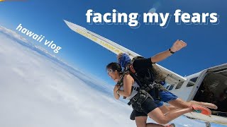 I went sky DIVING! | hawaii vlog & meeting my internet soulmate