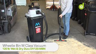 DV120 Wheelie Bin Vac Dust Arrest