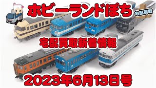 【鉄道模型・新着情報】117系や381系・485系など・Nゲージ・鉄コレ他宅配買取情報 2023年6月13日号【ホビーランドぽち】