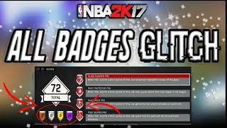NBA 2K17 DEMIGOD GLITCH TUTORIAL! GET EVERY BADGE IN THE GAME! (WORKING!) PS4 & Xbox One