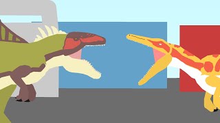 BECKLESPINAX VS SUCHOMIMUS - JURASSIC WORLD CHAOS THEORY ANIMATION