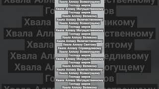 Люди, веруйте в одного Аллаха и поклоняйтесь только одному Аллаху - Всемогущему Господу миров.