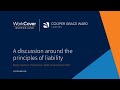 Webinar | Surely I can't be liable for that! A discussion around the principles of liability