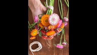 How to Dry Flowers for Everlasting Arrangements  | #shorts