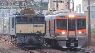 【貨物列車】春日井駅 EF64牽引の2074レ入換から出発まで