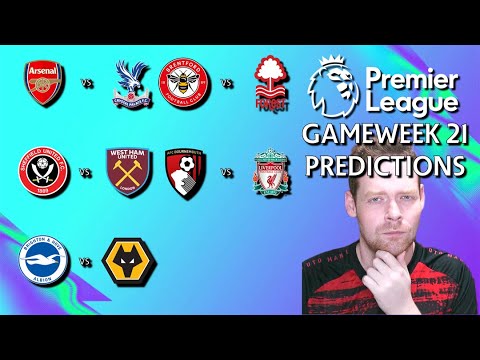 Premier League Predictions Gameweek 21 (PART TWO)! Premiership ...