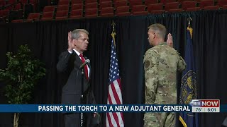 Nebraska National Guard adjutant general passes the reigns